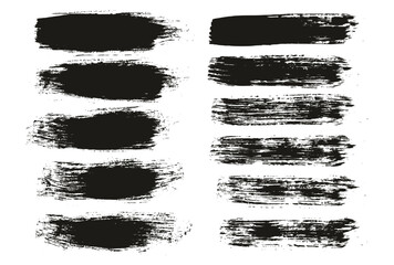 Round Brush Regular Long Background & Straight Lines Mix Artist Brush High Detail Abstract Vector Background Mix Set 