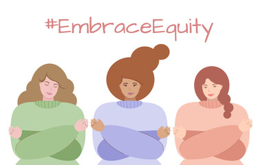 International Women's Day 2023 banner. #EmbraceEquity