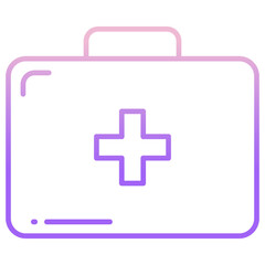 Obraz premium First aid kit icon