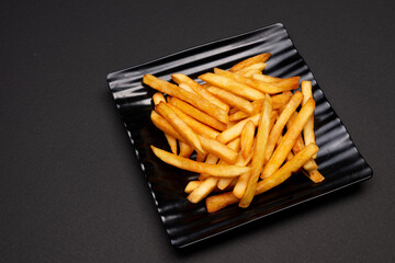 french fries on a plate