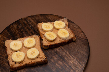 bread with peanut butter