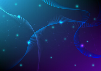 Technology futuristic abstract background.techno,digital network illustration 