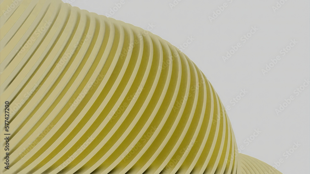 Poster abstract decorative background with the waving figure of layers of paper in a stack. design. narrow 