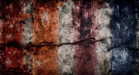 Wallpaper with Grunge vintage fabric. Abstract background generative ai	
