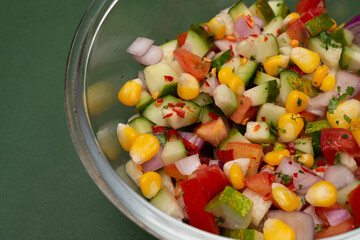 vegetable salad in a bowl