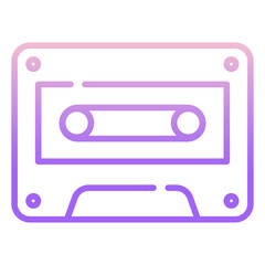Fototapeta premium Cassette icon