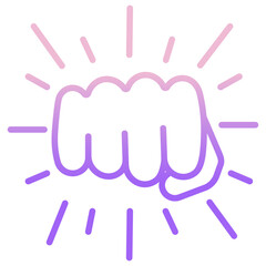 Obraz premium Fist icon