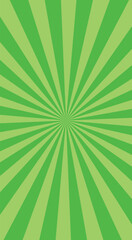 Green banner rays, lines background