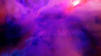 Fototapeta na wymiar Abstract clouds of colorful smoke. Design. Spreading bright contrasting clouds with light flares.
