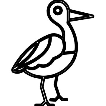 recommend clip art: Sand curlew Vector icon which can easily modify or edit
                    
                    