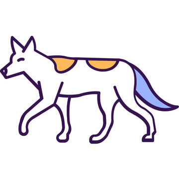 recommend clip art: canis aureus Vector icon which can easily modify or edit
                    
                    