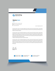 Corporate letterhead template