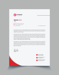 Corporate letterhead template