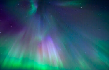 Northern light, abstract natural background In north of Sweden.