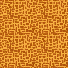 Seamless pattern with leopard print. Animal skin texture.
