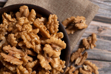 walnuts in a bowl