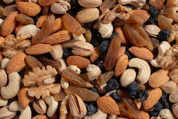 nuts and dried fruits