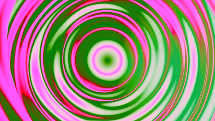 Fototapeta na wymiar Hypnotic colorful contrasting spiral. Design. Spinning circles creating effect of a tunnel.