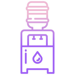 Obraz premium Water dispenser icon