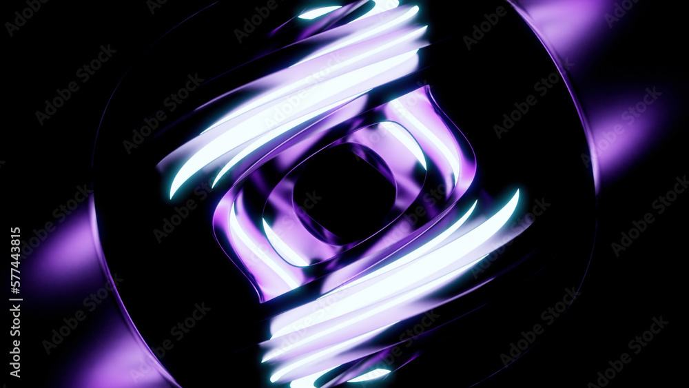 Poster abstract hypnotic spiral shape in endless motion. design. twisted figure on the background of spread