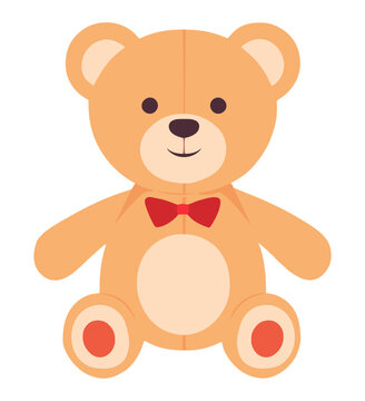 bear teddy with bowtie