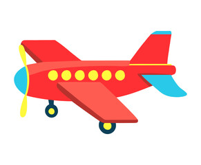 red airplane toy