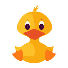 little duck seated toy