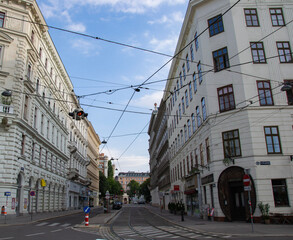 Facade of buildings in Vienna