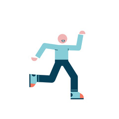 Character is running