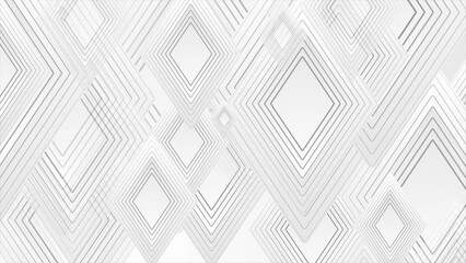 White grey abstract tech geometric background