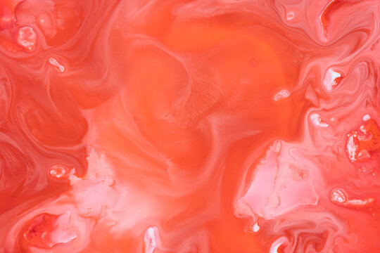 Abstract flow of liquid paints in mix