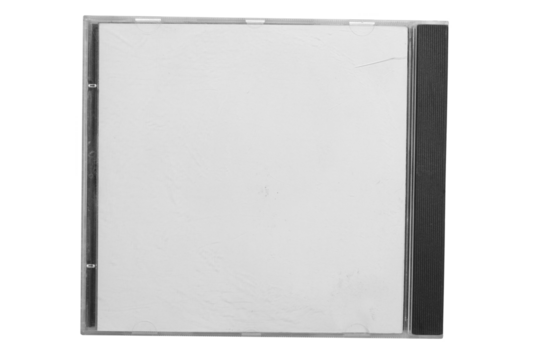 cd music case isolated retro cover album