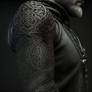 Viking Knotwork Sleeve Tattoos