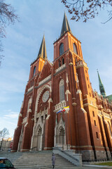The Archcathedral Basilica of the Holy Family is a neo-Gothic, three-nave church in Czestochowa