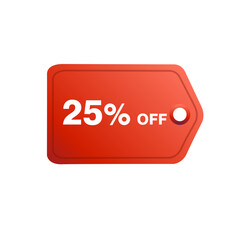 25%off tag