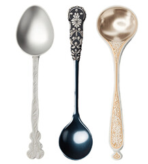 spoon on transparent background