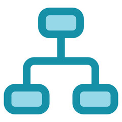 organization icon for illustration