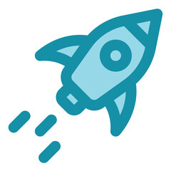rocket icon for illustration