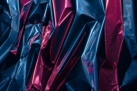 Aluminum foil with neon lighting