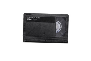 Fototapeta premium vhs retro video isolated cassette vintage