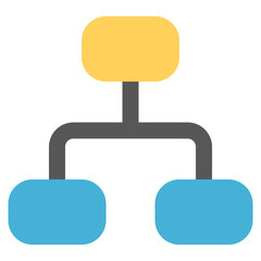 organization icon for illustration