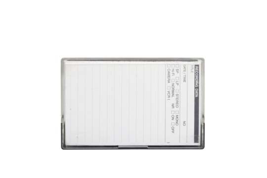 vhs retro video isolated cassette vintage