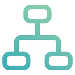 organization icon for illustration