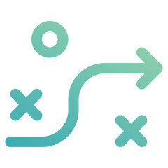 strategy icon for illustration