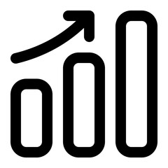 chart icon for illustration