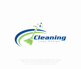 Cleaning logo design for a cleaning company