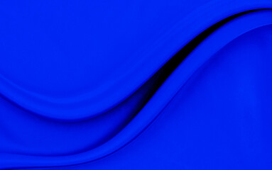 Black blue satin dark fabric texture luxurious shiny that is abstract silk cloth background with patterns soft waves blur beautiful.