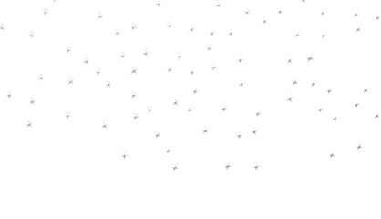 XMAS Stars - Holiday silver decoration, glitter frame isolated -