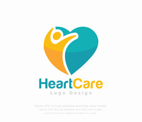 Heart care logo