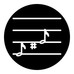 musical scale  illustration